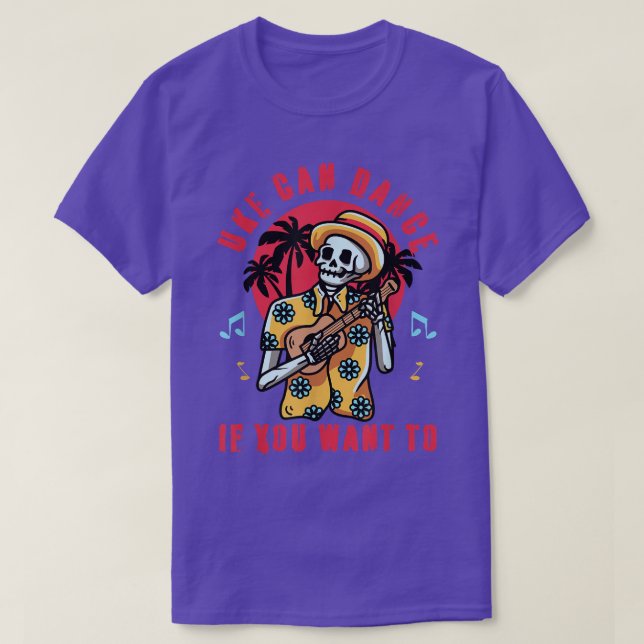 Ukulelist Retro Uke Music Hawaiian Guitar Ukulele T-Shirt (Design vorne)