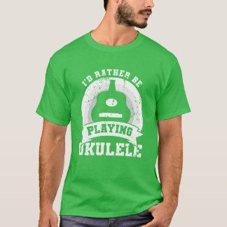 Ukulelist Zitat retro T-Shirt