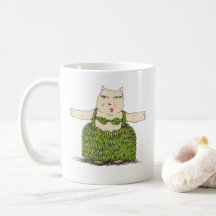Ula, die Hula Katzen-Tasse von Kunst Denis Gaston