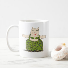 Ula, die Hula Katzen-Tasse von Kunst Denis Gaston Kaffeetasse