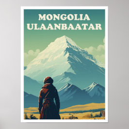 Ulaanbaatar Mongolia Poster