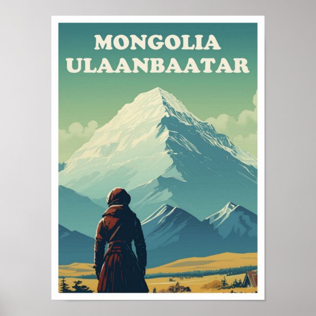 Ulaanbaatar Mongolia Poster (Vorne)