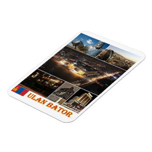 Ulan Bator - Mongolei - Mosaik - Magnet