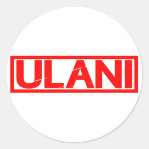 Ulani Briefmarke Runder Aufkleber