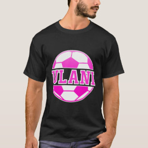 Ulani Name Girls Soccer Play Football Sports Fan B T-Shirt