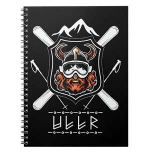 Ullr God Archery Nordic Jagd Viking Vintages Gesch Notizblock