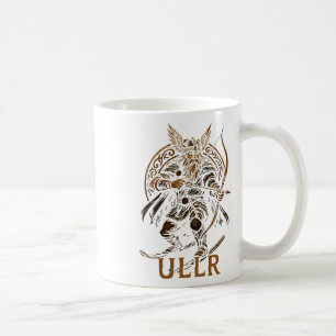 Ullr Nordischer Gott der Jagd und des Skifahrens Kaffeetasse