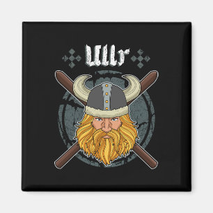 Ullr Shirt Ski Men Winter Sports Shirt Skifahren V Magnet