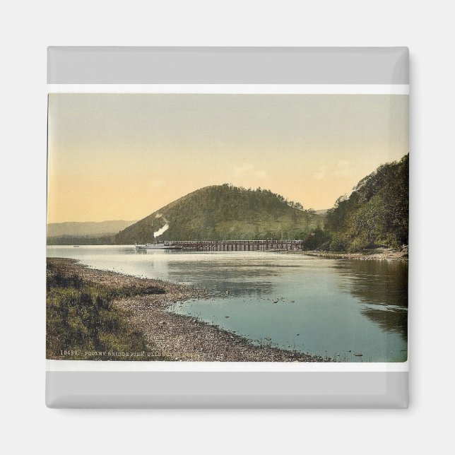 Ullswater, Pooley Bridge Pier, Lake District, Engl Magnet (Vorne)