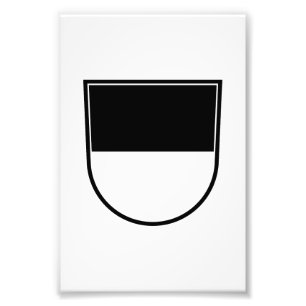 Ulm Flagge Stadt Deutschland Symbol Emblem Löwe Fotodruck