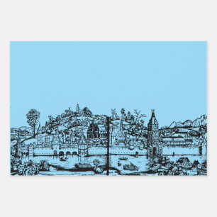 Ulm Stadt in Baden-Württemberg in Deutschland Geschenkpapier Set