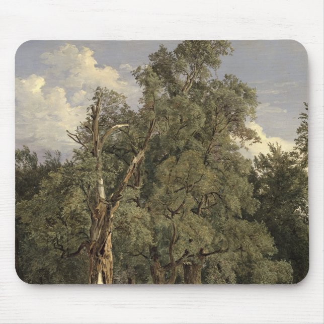 Ulmenbäume in Prater, 1831 Mousepad (Vorne)