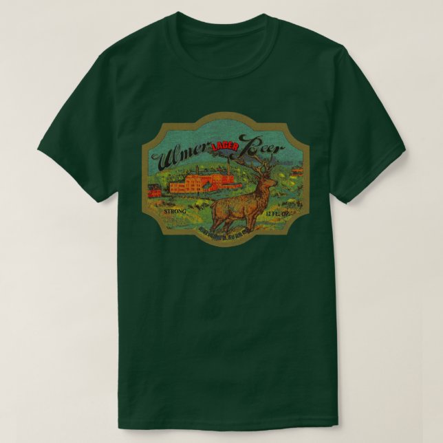 Ulmer Lager Strong Ber Retro Defunktional Breweria T-Shirt (Design vorne)