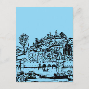 Ulmer Stadt Baden-Württemberg in Deutschland Postkarte