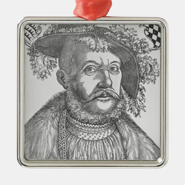 Ulrich, Herzog von Wurttemberg Ornament Aus Metall (Vorne)