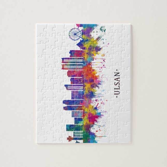 Ulsan South Korea Skyline (Vertikal)