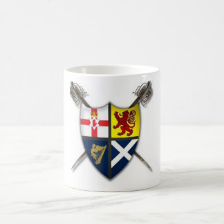 Ulster-Schotten/Schotte-Irisches Wappen Tasse