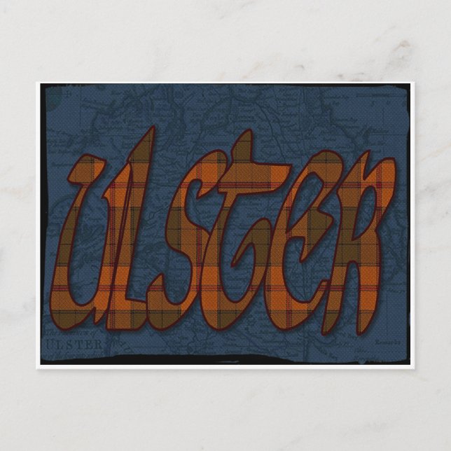 Ulster Tartan Postkarte (Vorderseite)