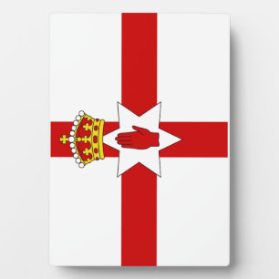 Ulsterflagge Nordirland Fotoplatte