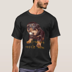 Ulti Mutt Rottie Mama Rottweiler Baby gegenüber We T-Shirt