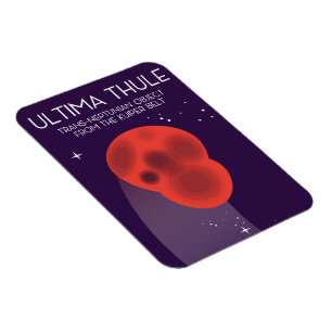 Ultima Thule Keiper-Gürtel Weltraumkunst Magnet