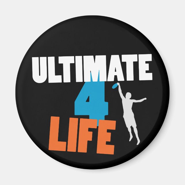 Ultimate 4 Life (dunkel) Magnet (Vorne)