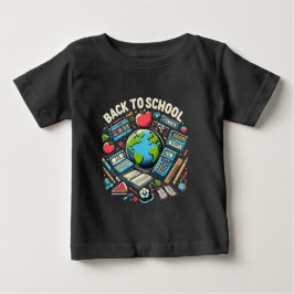 Ultimate Back to School Gear: Learning Adventure Baby T-shirt