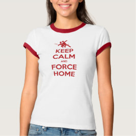 Ultimate Frisbee Apparel Behalt Calm and Force Zuh T-Shirt