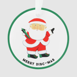 Ultimate Frisbee Christmas Collectible Ornament