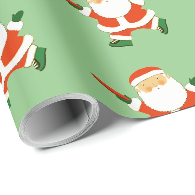Ultimate Frisbee Christmas Wrapping Paper Geschenkpapier (Rolleneckpunkt)
