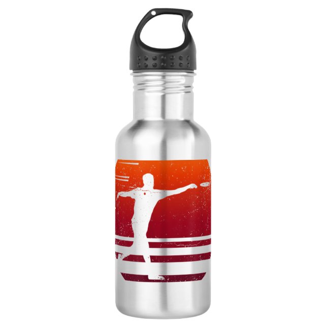 Ultimate Frisbee Disc Golf  Edelstahlflasche (Vorderseite)