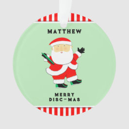 Ultimate Frisbee Holiday Gift Ornament