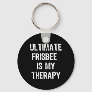 Ultimate Frisbee ist meine Therapie Lustiges Gesch Schlüsselanhänger