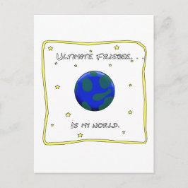 Ultimate Frisbee ist meine Welt Postkarte