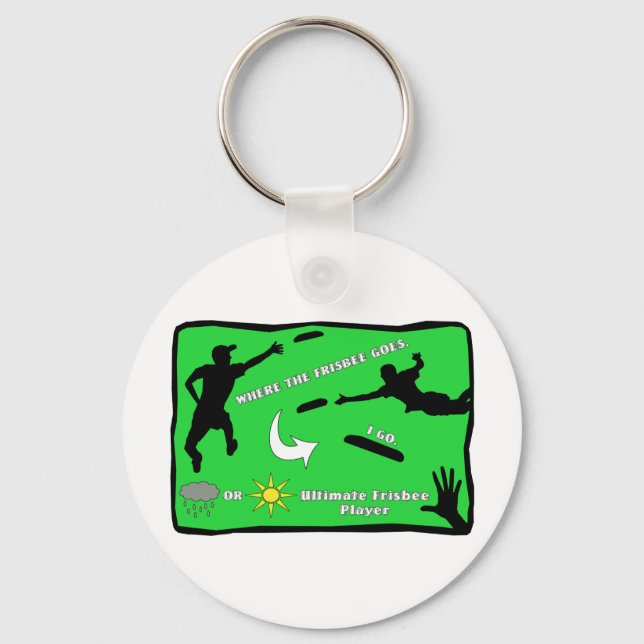 Ultimate Frisbee Schlüsselanhänger (Vorderseite)