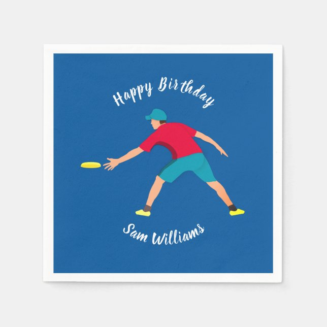 Ultimate Frisbee Serviette (Vorderseite)