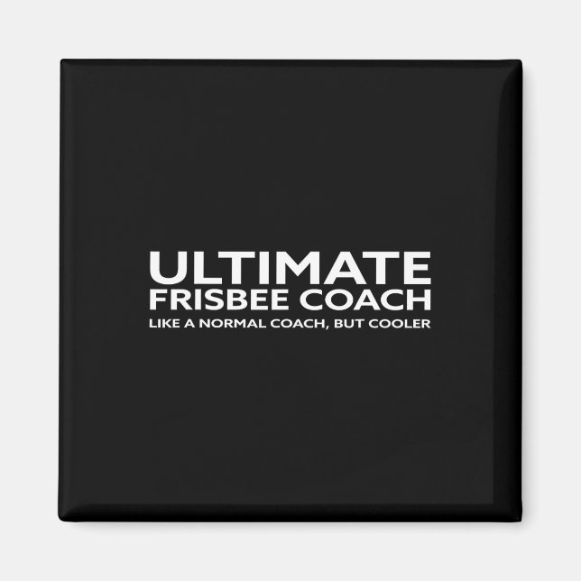 Ultimate-Frisbee-Spieler-Trainer-Disc-Golf-Männer- Magnet (Vorne)