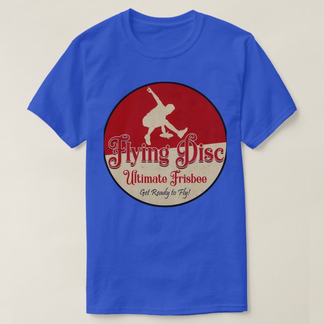 Ultimate Frisbee Vintage T-Shirt (Design vorne)