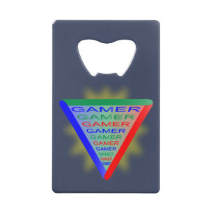 Ultimate Gamer 3 Gaming System Colors RGB Geldbeutel Flaschenöffner