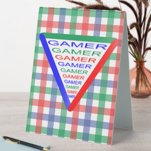 Ultimate Gamer 3 Gaming-System Farben RGB Tischaufsteller