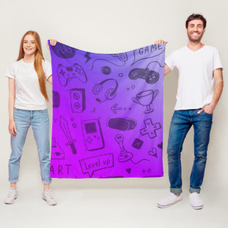 Ultimate Gaming Design Blankon Fleecedecke