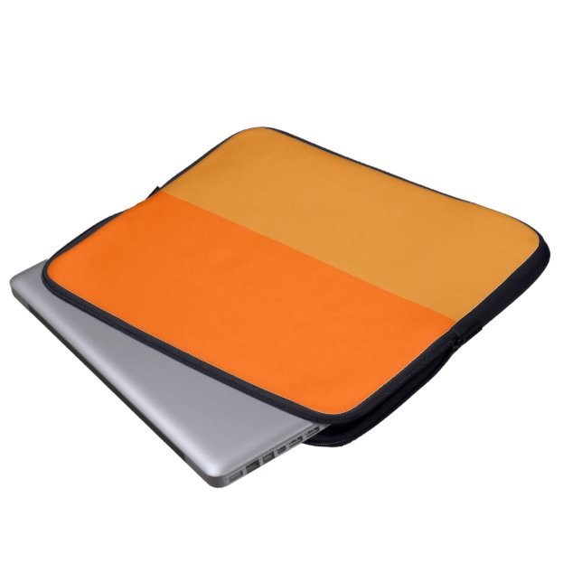 Ultimate Orange Neoprene Laptopschutzhülle (Vorne Knopf)