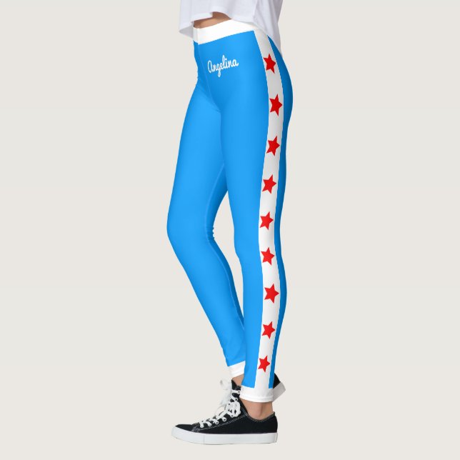 Ultimate Patriot USA US Flagge Leggings (Links)