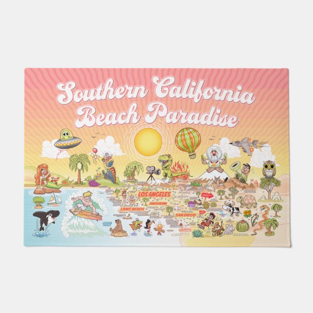 Ultimate SoCal Sunset Fußmatte (Vorderseite)