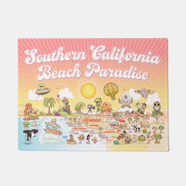 Ultimate SoCal Sunset Fußmatte (Vorderseite)