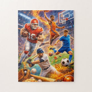 Ultimate Sports Showdown High Energy Action Scene