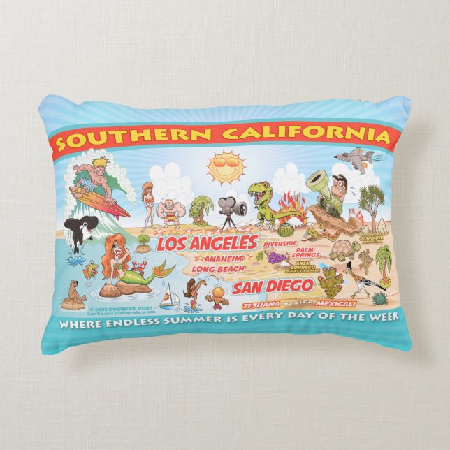 Ultimate Sunny California Dekokissen (Vorderseite)