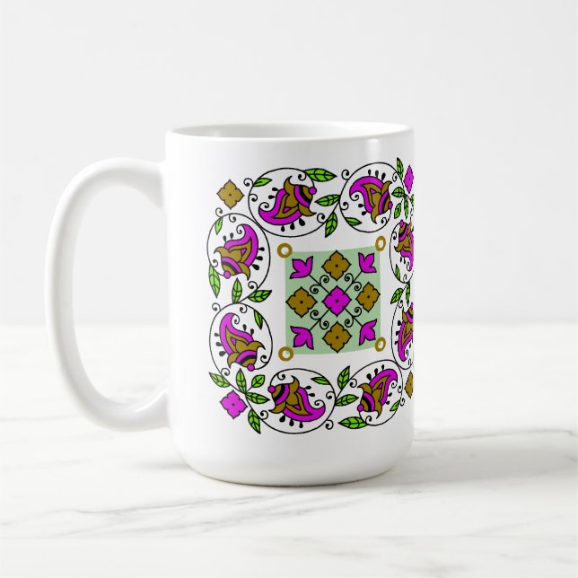 ultimate vintage pattern kaffeetasse (Links)