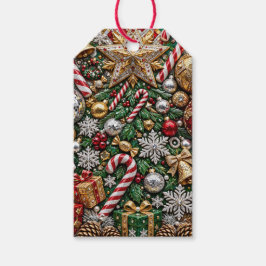 Ultimative 3D-Weihnachts-Juwelen-Mosaik Geschenkanhänger
