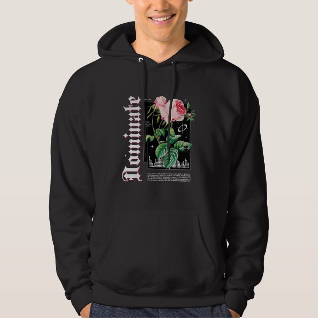 ultimative Blume phantastische Gestaltung Hoodie (Vorderseite)
